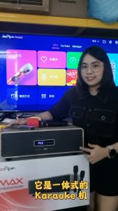 2025 NEW GEN JazPiper MAX 80W JazPiper Pro 90W Smart Voice Family Karaoke Soundbar with Dual Wireless Mic All-One-System Endless Catalogs Of Music Home Theater Speaker