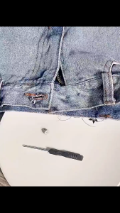 20PCS Punch-Free Pants Waist Tightener 20PCS No-Sew Jeans Buttons Adjustable Size Reducer Kit