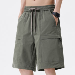 Mens Ice Silk Quick-Dry Summer Shorts