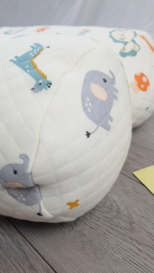 [HỎA TỐC] Gối ôm cho bé 70cm vỏ áo cotton 2 lớp chần bông mềm cao cấp ruột gòn họa tiết hoạt hình trẻ em Urombaby