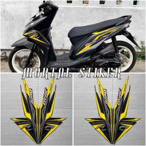 STIKER STRIPING LIS LES BODY MOTOR BEAT FI 2014 2015 BEAT COMBI