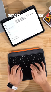 iPad 11 10 10.2 10.9 A16 AIR 11 4 5 Pro 11 13 12.9 KB006 360° Rotating Stand Wireless Keyboard Case Cover