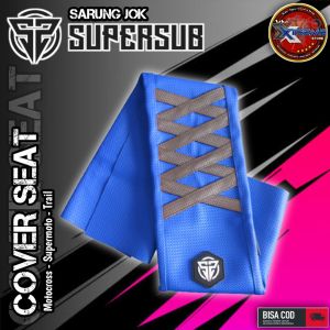 COVER SEAT SUPERSUB BLUE SERIES MOTOCROSS CRF KLX WR Sarung jok supermoto
