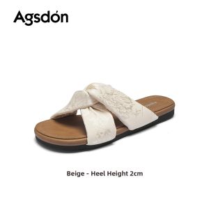 Agsdon | Summer Trendy Flat Sandals Flip Flops for Dresses and Beach