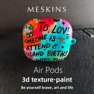 MeSkins | Anti-Shock Cartoon Bear Hard Shell Case for AirPods 4/3 and AirPods Pro 2