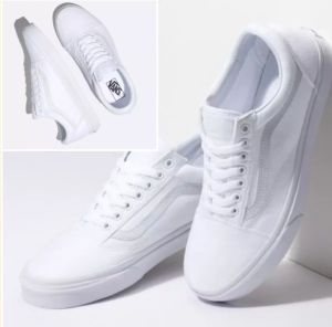 SEPATU VANS01 CACING PUTIH POLOS SEPATU SEKOLAH SEPATU SNEAKERS LAKI LAKI/PEREMPUAN PREMIUM SEPATU PRIA/WANITA