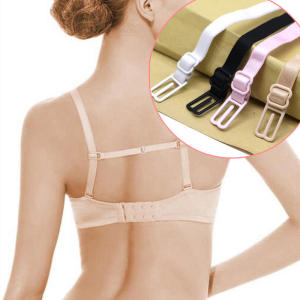 Bra Strap Holder 1/4Pcs Adjustable Invisible Non Slip Silicone Shoulder Straps For Women Lingerie Extender Accessories