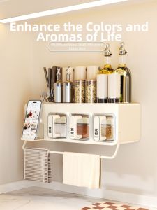 BAOJIAWANG | Wall-mounted Multi-functional Spice Storage Container