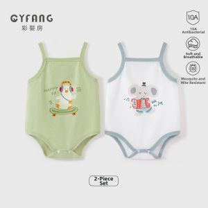 CAIYINGFANG | Summer Thin Belly-Protective Onesie