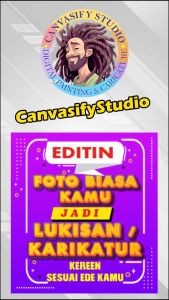 Karikatur untuk Hadiah Pernikahan atau Ulang Tahun Pernikahan