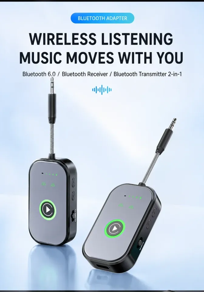 Bluetooth 6.0 Audio Adapter For iPhone For Samsung TX RX
