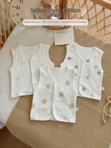 XIAOGUDUN | Áo Gile Bé Trai Bé Gái Mùa Cả Năm Cotton Không Tay