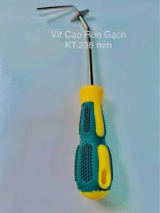 Tua vít cạo ron gạch dụng cụ cạo mạch gạch đầu thép vonfram siêu cứng.