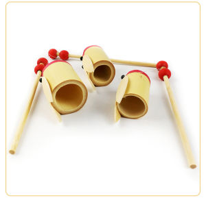 Bamboo Cicada Spinning Noisemaker Toy Traditional Chinese Folk Hand‑Operated Buzzing Sound Toy for Kids Party Gift