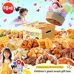 BE＆CHEERY | Gift for Childrens Day or Birthday Giant Healthy Snack Package
