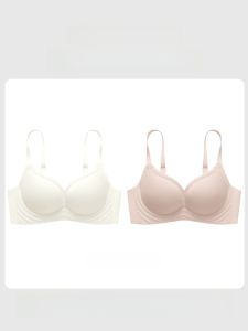 GEXINGJIEMEI | เสื้อชั้นในไร้โครงแบบบางสำหรับผู้หญิง ทรง W ดูดซับแรงกระแทก ป้องกันการหย่อนคล้อย ป้องกันการเกิดไขว้ ช่วงฤดูร้อน เสื้อชั้นในแบบเกาะอก