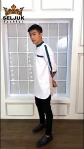 Baju Pria Muslim KOKO Zaka Bahan Katun Adem Premium Best Quality Lengan 3/4 TERBARU TERMURAH TERLARIS