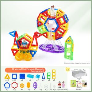 PANDUOXIANG | Mini Portable Magnetic Construction Set Building Blocks