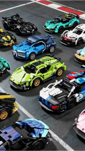1:20 Model Racing Sports Car Building Block Model DIY Supercar Brick Kit for Kids & Collectors
