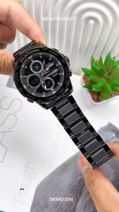 Infinitytime Jam Tangan Skmei 2502 Cowok Analog Digital Rantai Stainless Kualitas Original Waterproof