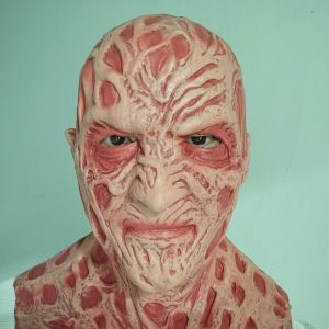 A Nightmare On Elm Street Freddy Krueger Mask Halloween Cosplay Party Horror Killer Freddy Costume Props Latex Full Head Mask