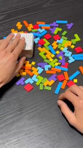 Mainan Kreatif Anak Quick Puzzle Menyusun Bentuk dan Warna