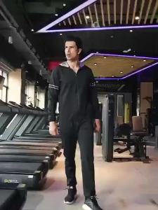 เสื้อซาวน่าสำหรับผู้ชายลดน้ำหนักซาวน่าเสื้อเหงื่อสำหรับออกกำลังกาย Premium jogging JACKET For Men in