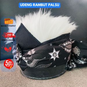Udeng Rambut Palsu / Blangkon Rambut Palsu / Bendo Rambut / Udeng Sunda / Blangkon Solo / Blangkon Jogja / Blangkon Jawa / Blangkon Sunda