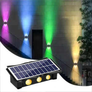 Courtyard Cordless Outdoor Installation Channel LED High Brightness Waterproof Solar Courtyard Light/Solar Light/Solar Wall Light