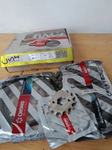 gear depan belakang plus rantai gear set chain kit honda CS1 CS 1 kualitas mumpuni