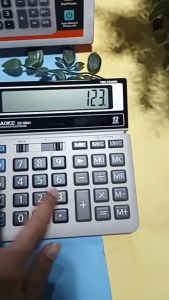 BaoKe Calculator EC-6841 Kalkulator Elektronik 12 Digit Murah
