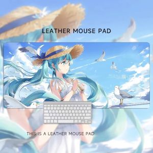 Bandai | Office Keyboard Pad Non-slip Pad Two-dimensional Game Leather Mouse Pad Oversized Cartoon Animation Student Computer Table Pad