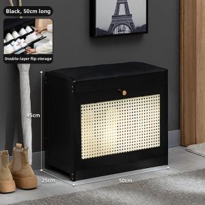 Seat & Change Shoes Shoe Bench with Storage and Elegance