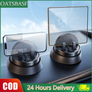 OATSBASF Adjustable Clamping Distance Dashboard Car Mobile Phone Holder 360° Rotation Tiltable Phone Stand