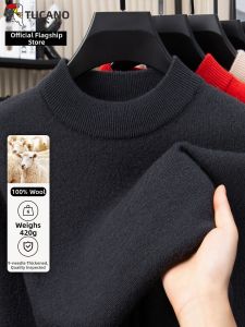 TUCANO | 100% Pure Wool Semi-Turtleneck Sweater