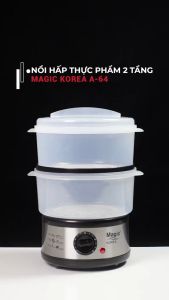 Máy Hấp Thực Phẩm Magic Korea A64 (500W) - Hàng chính hãng