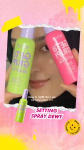 [ready stock] MAYCHEER Makeup Setting Spray Dewy Fix Glow Finishing Lock Makeup (60ml)