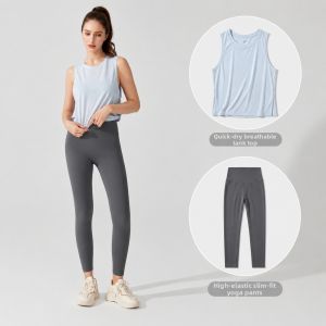 Breathable Quick Dry Sleeveless Yoga Tank Top