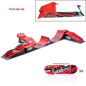 6 Trong 1 Ván Trượt Ngón Tay DIY Mô Hình Ván Trượt Đường Nối Phần Cho Tech Sàn Tàu Cảnh Địa Điểm Tổ Chức Kết Hợp Bộ Cho trẻ Em Trong Nhà Nhà Đồ Chơi