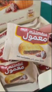 Biskuit Maamoul Mamoul Oryx ♤ Biskuit Kurma Arab ♤ Biskuit Arab Mammoul Enak 16 Pcs