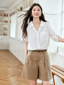 OSA | Natural Fibers Simple Style Summer Shirt