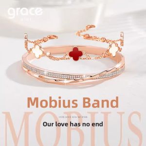 Grace Girl | Rose Gold Möbius Strip Bracelet