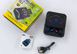 สินค้าพร้อมส่งราคาโรงงานหูฟังบลูทูธ#หูฟังบลูทู ร้สาย 5.3 ของแท้ Bluetooth จอแสดงผล LED ดิจิตอลคุณภาพเสียงระดับ HIFIสุดยอดหูฟังยุคใหม่ ดีไซน์ล้ำเทคโนโลยีล่าสุด