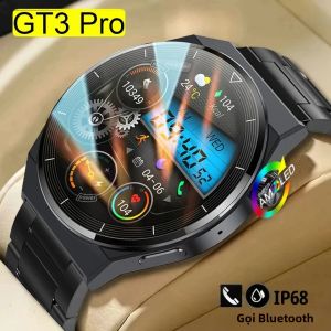Đồng Hồ Thông Minh LIGE NFC GT3 Pro Dành Cho Nam Màn Hình AMOLED 390x390 Theo Dõi Nhịp Tim Gọi Bluetooth Chống Nước IP68 Mặt Đồng Hồ Tùy Chỉnh Theo Dõi Thể Thao