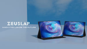 ZEUSLAP 16" 60Hz Touch Screen Portable Monitors 1920*1200P 16:10 100%sRGB 300Nit Travel Gaming Display for Laptop Switch ps4 ps5 Xbox