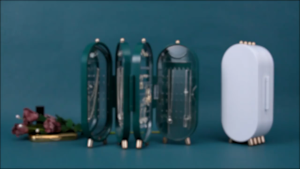 Organizer Perhiasan Tempat Kalung Anting Jewelry Box Lipat Dengan Cermin Rias Estetik