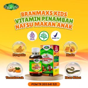 Madu Anak Smart Brain Plus Omega 3 & Propolis isi 125 ml Branmaxs Kids