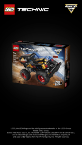 [BrickMonster] LEGO 42219 Technic Monster Jam™ Grave Digger™ Fire and Ice