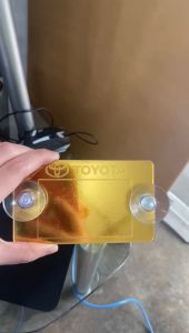 Golden Premium Roadtax Holder for Multiple Car Brands | Luxury Road Tax Sticker Protector