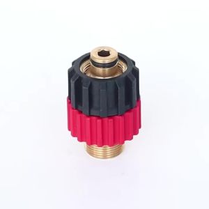 BEAR FORCE | High Pressure Washer Swivel Connector M22 Car Washer Brass Rotating Adapter Swivel Coupling M22 Male + M22 Female